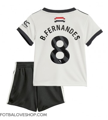 Manchester United Bruno Fernandes #8 Dětské Alternativní Dres 2024-25 Krátký Rukáv (+ trenýrky)